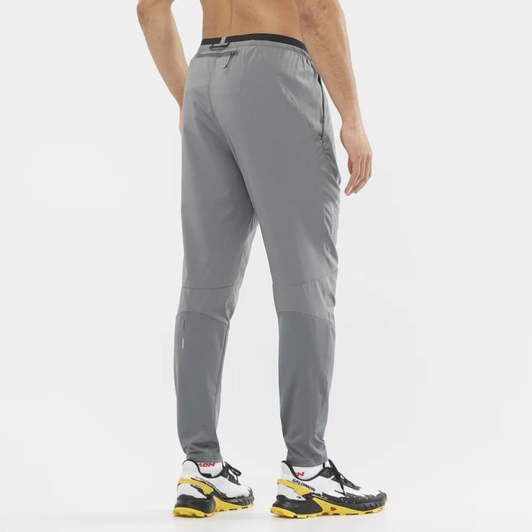 Pantalones Deportivos Salomon Cross Run Hombre Grises | MX KLFH516